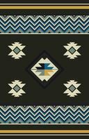 Ethnic geometric. Seamless pattern. Mexican blanket, rug. Woven carpet illustration. vector