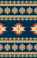 Ethnic geometric. Seamless pattern. Mexican blanket, rug. Woven carpet illustration. vector