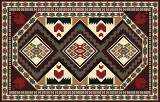 Traditional carpet, indigenous people, symbol of S-shape, belief of dragons Luxurious carpets. Persian Rug Patterns Motifs Colors And Layout vector