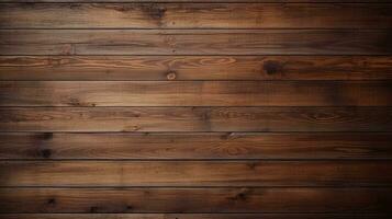 brown wooden background with blank space for graphic design element. generative AI photo