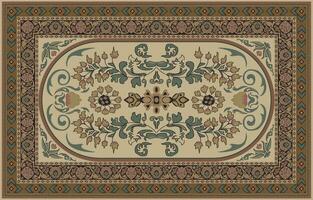 Traditional carpet, indigenous people, symbol of S-shape, belief of dragons Luxurious carpets. Persian Rug Patterns Motifs Colors And Layout vector