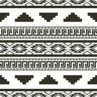 Aztec pattern. Seamless simple geometric pattern. vector