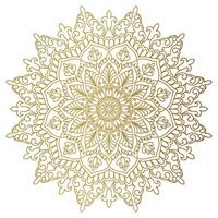 dorado mandala degradado lujo mandala Decorar Boda tarjetas vector