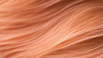 close up of hair texture as abstract background, beauty and fashion concept Generative AI photo