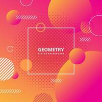Abstract geometry graphic vector background
