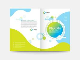 Brochure cover design template vector