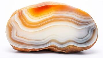 Photo of Onyx isolated on white background. Generative AI