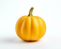 Photo of Squash isolated on white background. Generative AI