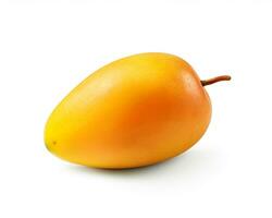 Photo of Saipan mango isolated on white background. Generative AI