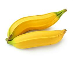 Photo of Plantain isolated on white background. Generative AI