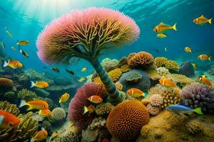 the great barrier reef, australia. AI-Generated photo