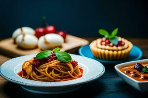 the best italian food in the world. AI-Generated photo