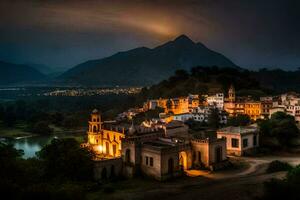 el pueblo de persona, en el indio estado de Gujarat. generado por ai foto