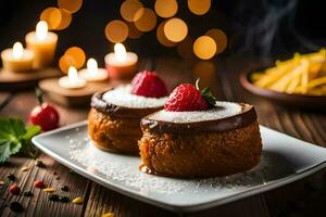 the best chocolate cake recipes for the holidays. AI-Generated photo