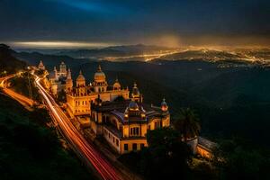 el ciudad de santos, Brasil. generado por ai foto