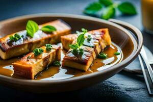 the best tofu recipes for the vegan diet. AI-Generated photo