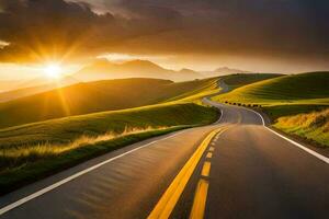 the road to success is paved with good intentions. AI-Generated photo