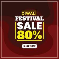 vector flat design Diwali Festival Sale concept template background