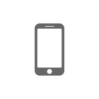 eps10 smartphone icon. vector illustration of a mobile isolated on white background.