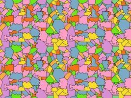 Seamless pattern of mosaics, pieces of broken multicoloured glass vector