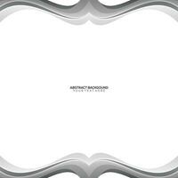 gradient gray abstract waves background vector