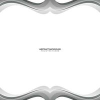 gradient gray abstract waves background vector