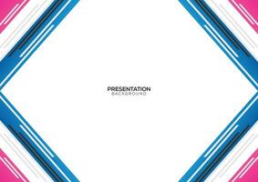 flat geometric background modern design vector