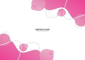 pink color liquid background vector