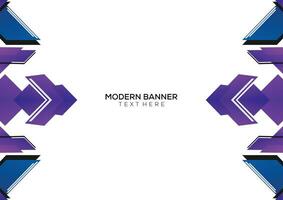 flat gradient geometric background banner vector