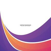 abstract gradient color business style wave presentation template vector