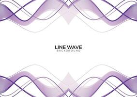 smooth and dynamic motion waves background design vector