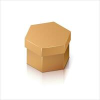 Isometric carton packaging box. 3D realistic icons. Vector illustration