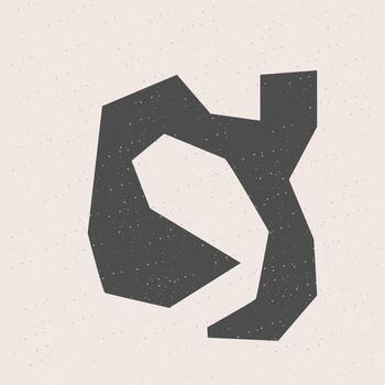 Shape Form Application Cut Out Craft Art Abstract Element Silhouette Symbol Icon vector