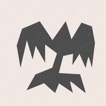 Shape Form Application Cut Out Craft Art Abstract Element Silhouette Symbol Icon vector