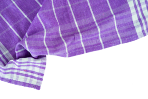 violet serviette de table avec Bande modèle copie espace png