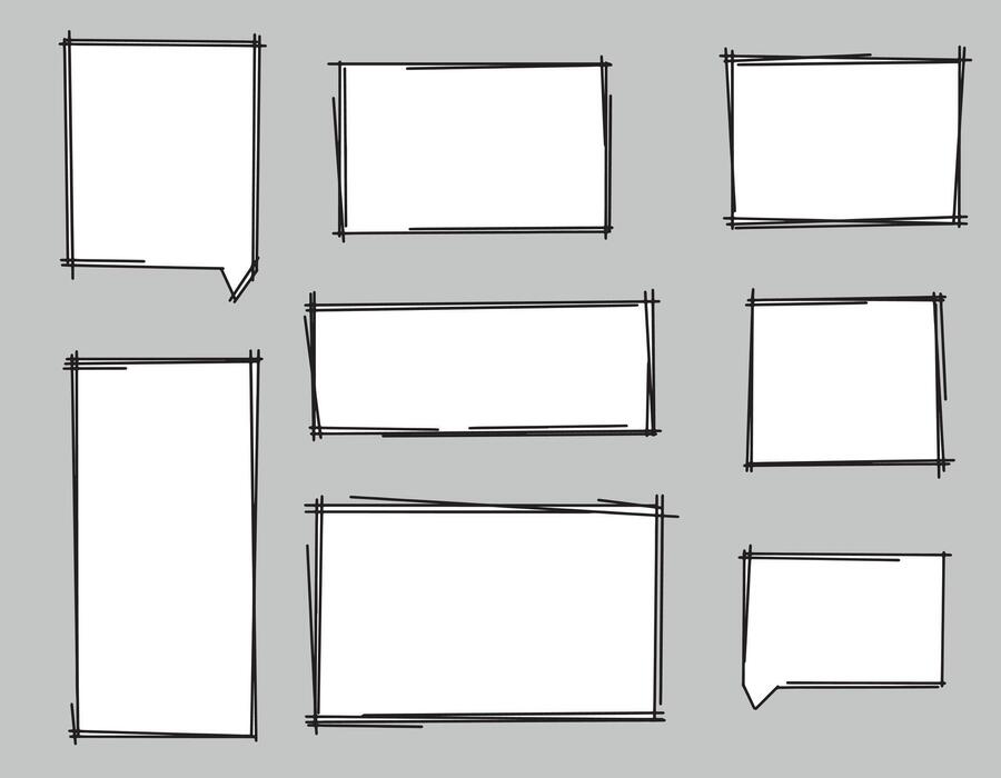 Hand Drawn Text Box Vector Art, Icons, and Graphics for Free Download