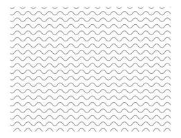 Gray line wavy on seamless background. Wave lines on a transparent background. Pulsating texture. Vector illustration of waviness,