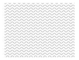 Gray line wavy on seamless background. Wave lines on a transparent background. Pulsating texture. Vector illustration of waviness,