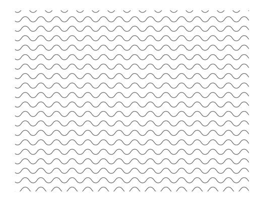 Gray line wavy on seamless background. Wave lines on a transparent background. Pulsating texture. Vector illustration of waviness,