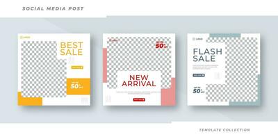 Best sale Special offer social media post template design Pro Vector