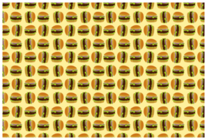 Food -Hamburger Pattern Background png