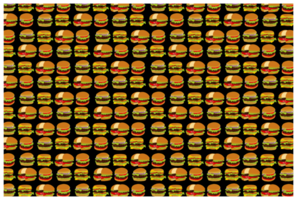 Food -Hamburger Pattern Background png