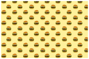 voedsel -Hamburger patroon achtergrond png