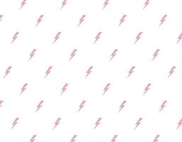 Pink lightning pattern on a transparent background, energy vector graphics, print for textiles and design