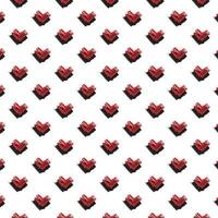 pattern black and red heart spots sketch on a transparent background, black geometric element drawn by hand. Modern abstract love design for print and textile vector
