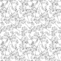 Zombie hands pattern vector