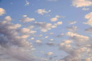 vistoso azul cielo con nube foto