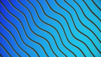 Blue color gradient with rippling wavy lines background. This fun vibrant motion background animation is full HD and a seamless loop. video