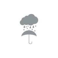 Rain icon and symbol vector template illustration