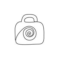 photocall live streaming one line art icon design vector